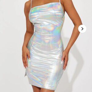 Iridescent Mini Dress Size Small